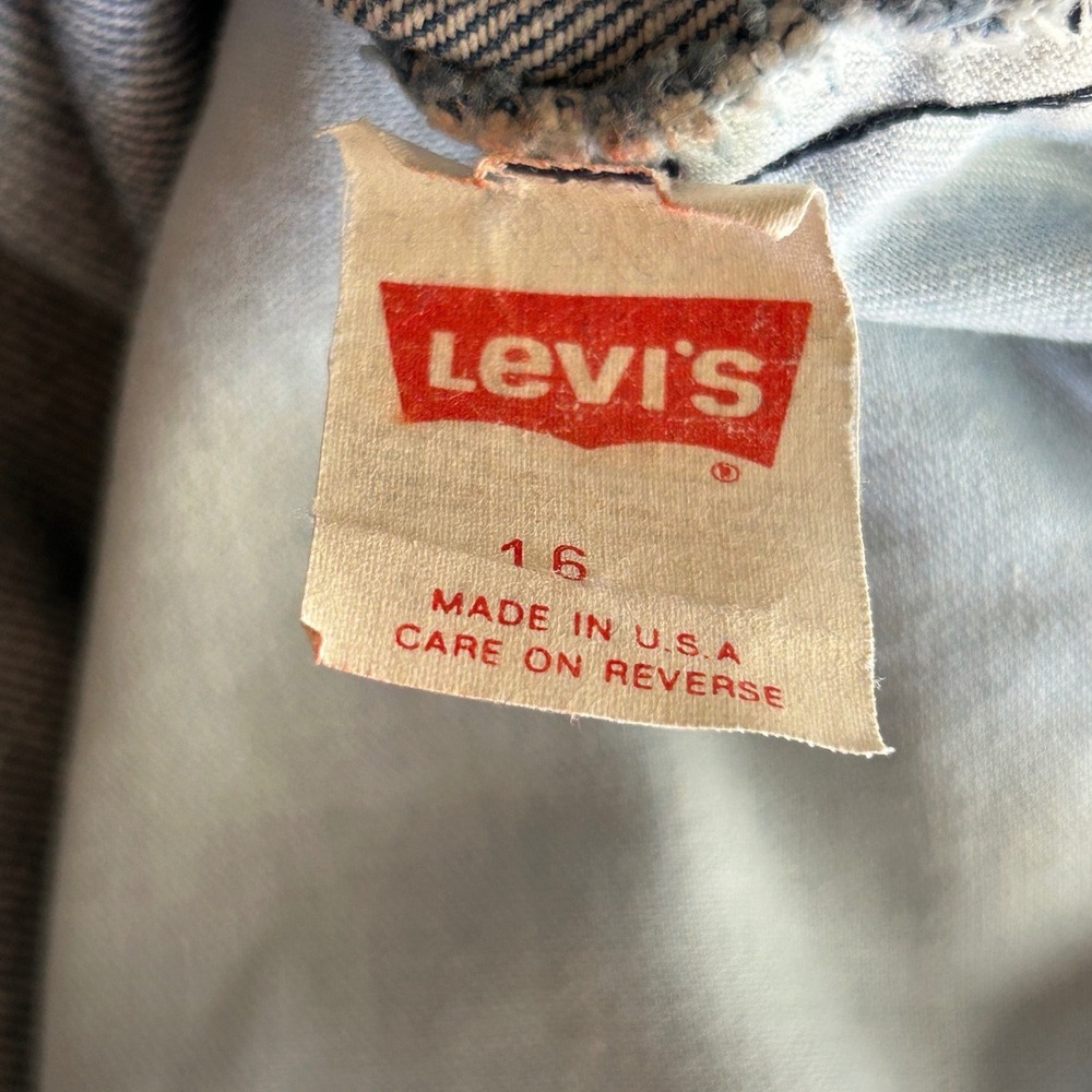 Vintage 90s Levi's Made in USA High Rise Pleated Mom Jeans Women's 16 30x31 - Picture 5 of 9